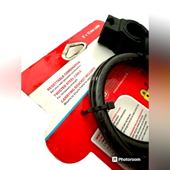 Schwinn Combination Lighted Cable Lock NWT - Picture 6 of 7
